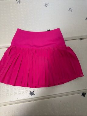 JoyLab Hot Pink Pleated Mini Skirt